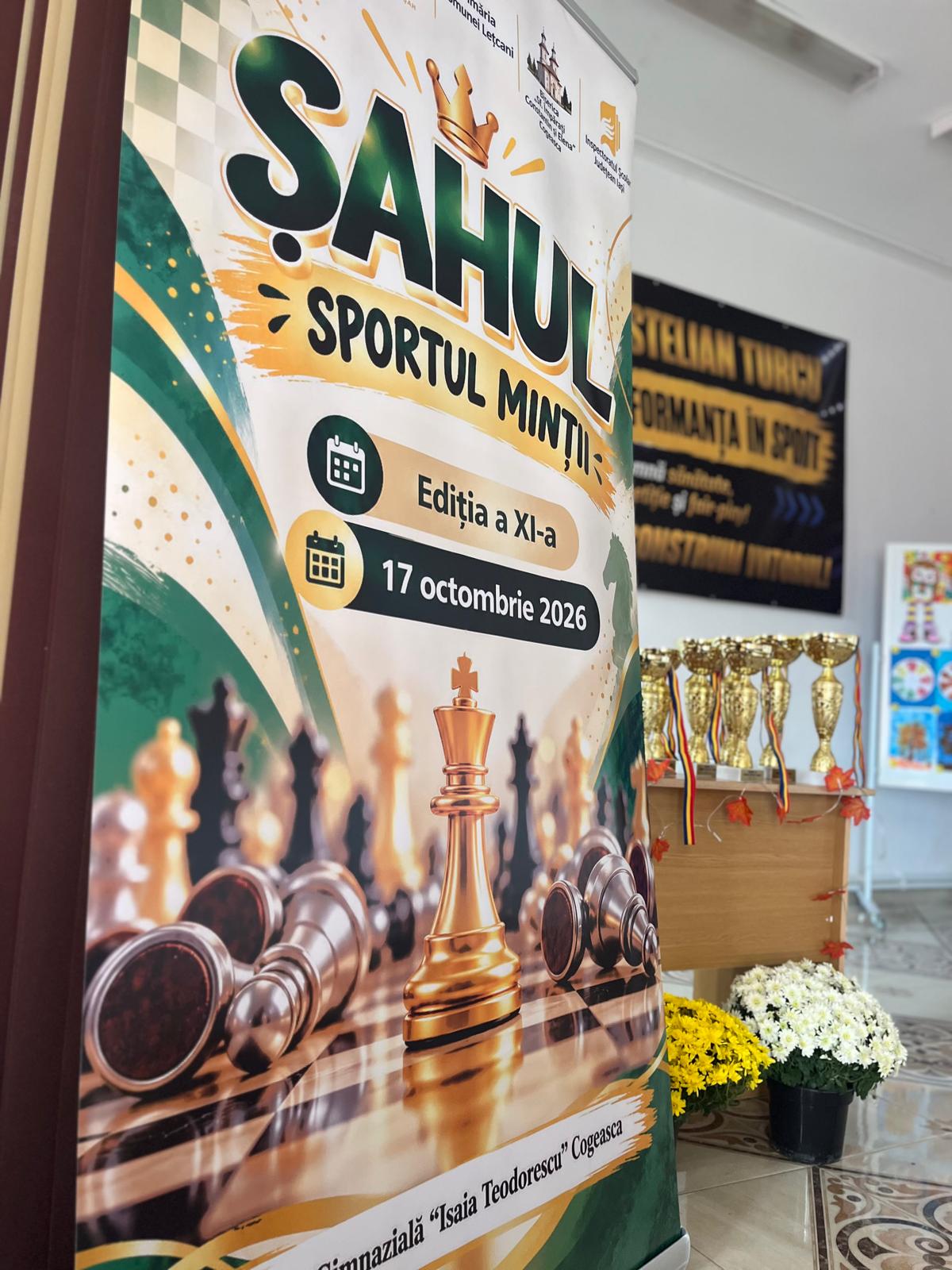 „ȘAHUL – SPORTUL MINȚII” – EDIȚIA A XI-A
